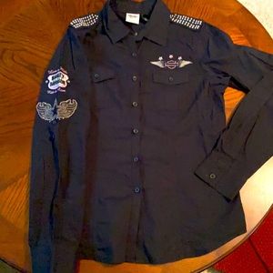 NWT Women’s Harley Davidson Long Sleeve Shirt Sz M